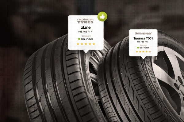 Lightly used brand-name tires retain their quality